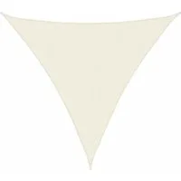 vidaXL Sonnensegel Sonnensegel Oxford-Gewebe Dreieckig 3x3x3 m Creme, (1-tlg)