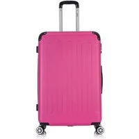 Flexot Hartschalen-Trolley F-2045 Kofferset, 360° Rollen, robuster Reisekoffer, Bordcase, 4 Rollen, Robuster und moderner Koffer mit vier 360° Rollen und Zahlenschloss