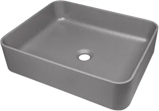 Neuesbad Serie 400 Aufsatzwaschtisch Oberfläche: anthrazit metallic NB1DECQT_TU5S1