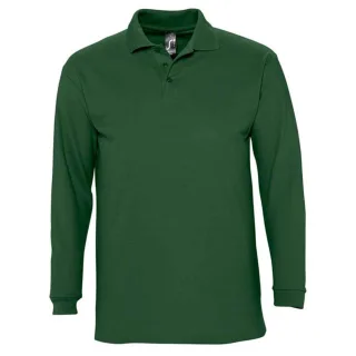 SOLS - "Winter II" Poloshirt für Herren/Damen Unisex Langärmlig (Golf Grün)