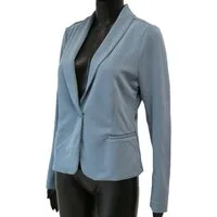 Jerseyblazer Eleganter Blazer in klassischem Blau leichter, angenehmer Materialmix