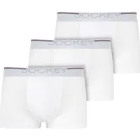 Jockey Trunk Cotton Stretch (3er Pack) atmungsaktiv, passgenau mit Stretchanteil
