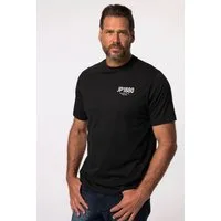 JP1880 T-Shirt T-Shirt Halbarm Brust-Print Rundhals