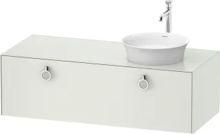 Duravit White Tulip Konsolenwaschtischunterbau wandhängend Weiß Seidenmatt 1300x550x408 mm - WT4982R WT4982R36360010