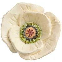 Wildlife Garden Möbelknopf Möbelknauf Weißer Mohn