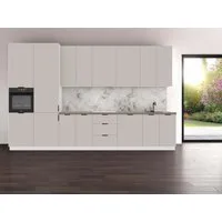 ROYAL24_MARKT Küchenzeile K58-G400 L - Innovative Details für mehr Küchenkomfort, (Komplett Set), Beste Güte - Innovativ - Modern.