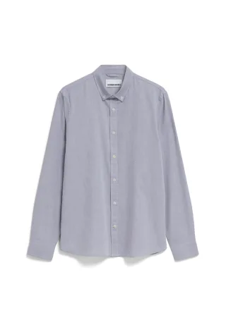 Armedangels - QUAASA LONGSLEEVE SHIRT iron cast - Gr. - XL