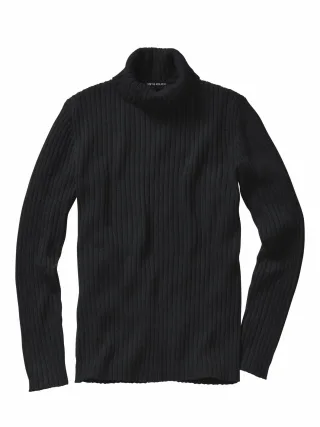 Mey & Edlich Herren Mr. Jobs-Rolli Schwarz 90 % Wolle, 10 % Polyester