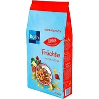 Kölln Cerealien Früchte ohne Zuckerzusatz, 1700 g, Früchte Hafer-Müsli