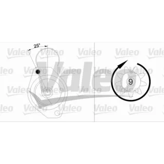 Valeo Starter Audi Mercedes Porsche VW 436023