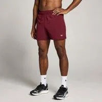 MP Herren Training 5 Woven Shorts - Dunkelrot - XXXL