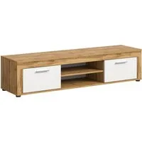 OTTO home Lowboard AOSTA, Breite 160 cm, 2 Klappen, 2 offene Fächer (in verschiedenen Farbausführungen, individuell kombinierbar), TV-Board, Mediaboard, TV-Möbel, TV-Lowboard, Fernsehschrank, Sideboard