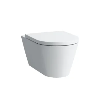 LAUFEN Wand-Tiefspül-WC Kartell 545x370, spülrandlos, weiss glänzend mit LCC Active, H820337A000001 H820337A000001