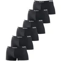 Buffalo Boxershorts mit Overlock-Nähten vorn