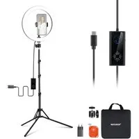 Neewer Ringlicht RH12B 30cm LED Ringlicht, 24W, Bicolor 2900K-7000K, USB-C, CRI97+