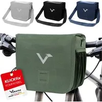 Valkental Lenkertasche Fahrradtasche vorne mit Handyfach, Klickfix-kompatibel, wasserdicht & reflektierend