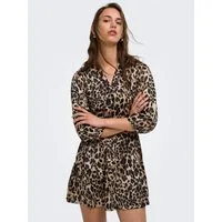 ONLY Tunikakleid ONLALENA 3/4 MINI DRESS WVN Polyester, regular fit