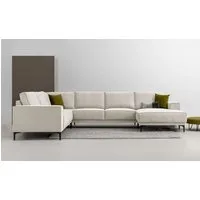 OTTO home Wohnlandschaft OLAND U-Form, XXL, B: 342 cm, Skandi-Design, Skandi-Design in Struktur, Flachgewebe, Luxus-Microfaser, Boucle