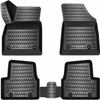 ELMASLINE Auto-Fußmatten Gummi (4 St), für OPEL ASTRA K (2015-2021) - 3D Gummimatten - Zubehör - Hoher Rand, 2015, 2016, 2017, 2018, 2019, 2020, 2021