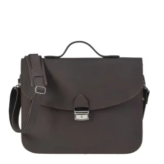 Own Stuff Aktentasche Leder 36x29cm braun