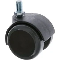 MS Beschläge Möbelrolle Ersatzrollen für Möbel 50mm Rollen mit Gewinde, (1-St)