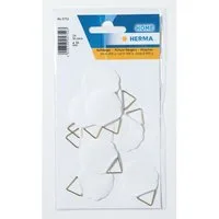 HERMA Einzelrahmen HERMA 79654 Bildaufhänger Durchmesser 30 mm, Shirting, weiß