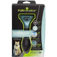 FURminator Fellbürste für langhaarige kleine Katzen, deShedding Pflege Werkzeug