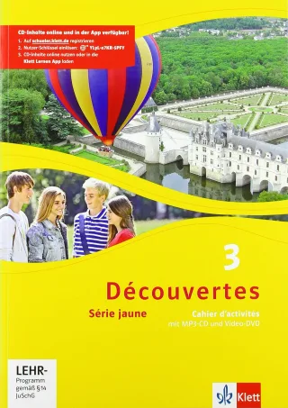 Découvertes / Cahier d'activités mit MP3-CD und Video-DVD: Série jaune (ab Klasse 6)