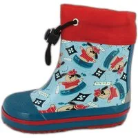Beck Kleinkinder Gummistiefel Piraten Gummistiefel (wasserdicht, für trockene Füße bei Regen- und Matschwetter) flexible Laufsohle, weicher Naturkautschuk, herausnehmbare Innensohle