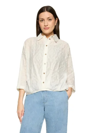 CARTOON - Oversize-Bluse Rohweiß - Gr. - 46