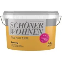 SCHÖNER WOHNEN FARBE Wandfarbe SW Trend Wandfarbe matt 2,5L honey 1519