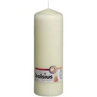 Bolsius Stumpenkerze Bolsius Stumpenkerze elfenbein, Höhe 20 cm, Ø 6,8