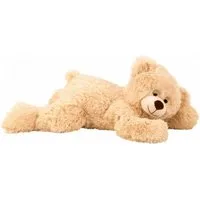Geschenkestadl Plüschfigur Kuscheltier Liegender Teddybär 60 cm – Kuscheliger Begleiter