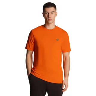 Lyle & Scott - T-Shirt für Herren, Rundhalsausschnitt, Regulär (Orange)