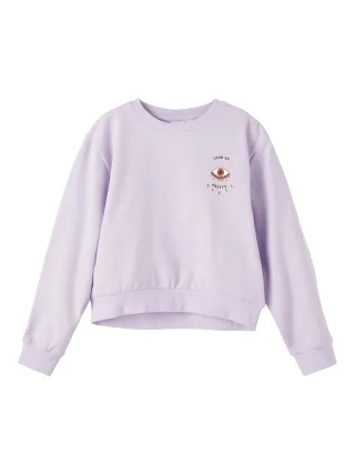 NAME IT - NKFSABINE LS LOOSE SWEAT BRU orchid petal - Gr. - 158/164