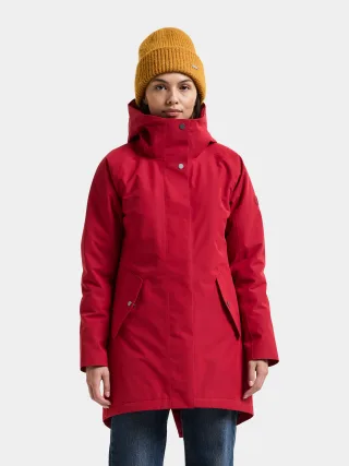 Didriksons - Alana Parka dark red - Gr. - 48