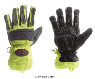 THL-Handschuh Deer Skin Pro askö | EN 388 CAT II | Carbon-Beschichtung | Finger- & Knöchel-Protektoren | zusätzliche Kevlar Applikatoren