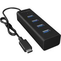 IB-HUB1409-C3, USB-Hub schwarz, USB-C