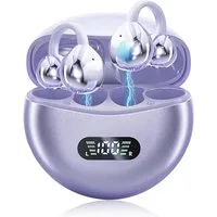 MOPUEA Bluetooth-Kopfhörer, Bluetooth 5.4-Sportkopfhörer, immersiver Bass Open-Ear-Kopfhörer (Clip-on Sport-Kopfhörer, Digitale Anzeige-LED, für Sport/Fitness)