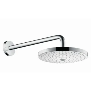 hansgrohe Raindance Select Kopfbrause 26466400 S 240 2jet, weiß/chrom, mit Brausearm 390 mm
