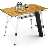 Arebos Campingtisch 90x51,5 cm Reisetisch faltbar, klappbar für Camping, Picknick & Balkon