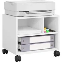 Woltu Aktenschrank (1-St) Druckertisch mit Rädern, ürocontainer rollbar