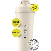 VETAIN Protein Shaker 700 ml - Auslaufsicher - BPA frei - Spülmaschinenfest, Kunststoff, Auslaufsicher, BPA frei, Spülmaschinenfest