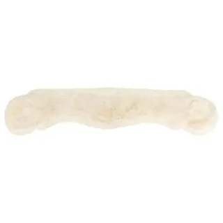 Equinate Mondgurt anatomisch mit synthetischem Lammfell naturfarben 70 cm