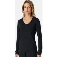 Schiesser Pyjamaoberteil Mix & Relax (1-tlg) Schlafanzug Oberteil - Blickdicht