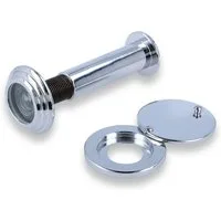 MS Beschläge Türspion Feuerschutz Türblick Türspion Türgucker Glaslinse, Türstärke 55-80 mm