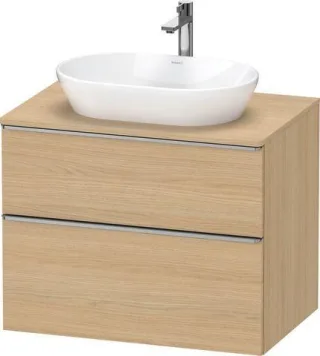 Duravit D-Neo Konsolenwaschtischunterbau wandhängend Natur Eiche Matt 800x550x664 mm - DE49670703000 DE4967070300000