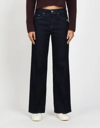 GANG Damen Jeans 94CARLOTTA LONG - wide fit Jeans prewashed