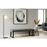 B&D home Essbank SIGFRID (1-St), gepolstert, Metallgestell, mit/ohne Rückenlehne, in 100/120/140/160cm