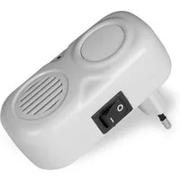 Windhager Ultraschall-Tierabwehr Mausvertreiber Electro Comfort für Steckdosen, Mäuseabwehr mit einem Wirkungsbereich bis zu 30 m², weiß